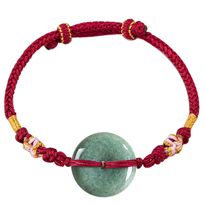 Jewelry & Watches Bench - Green Myanmar Jadeite Donut Bracelet Designer