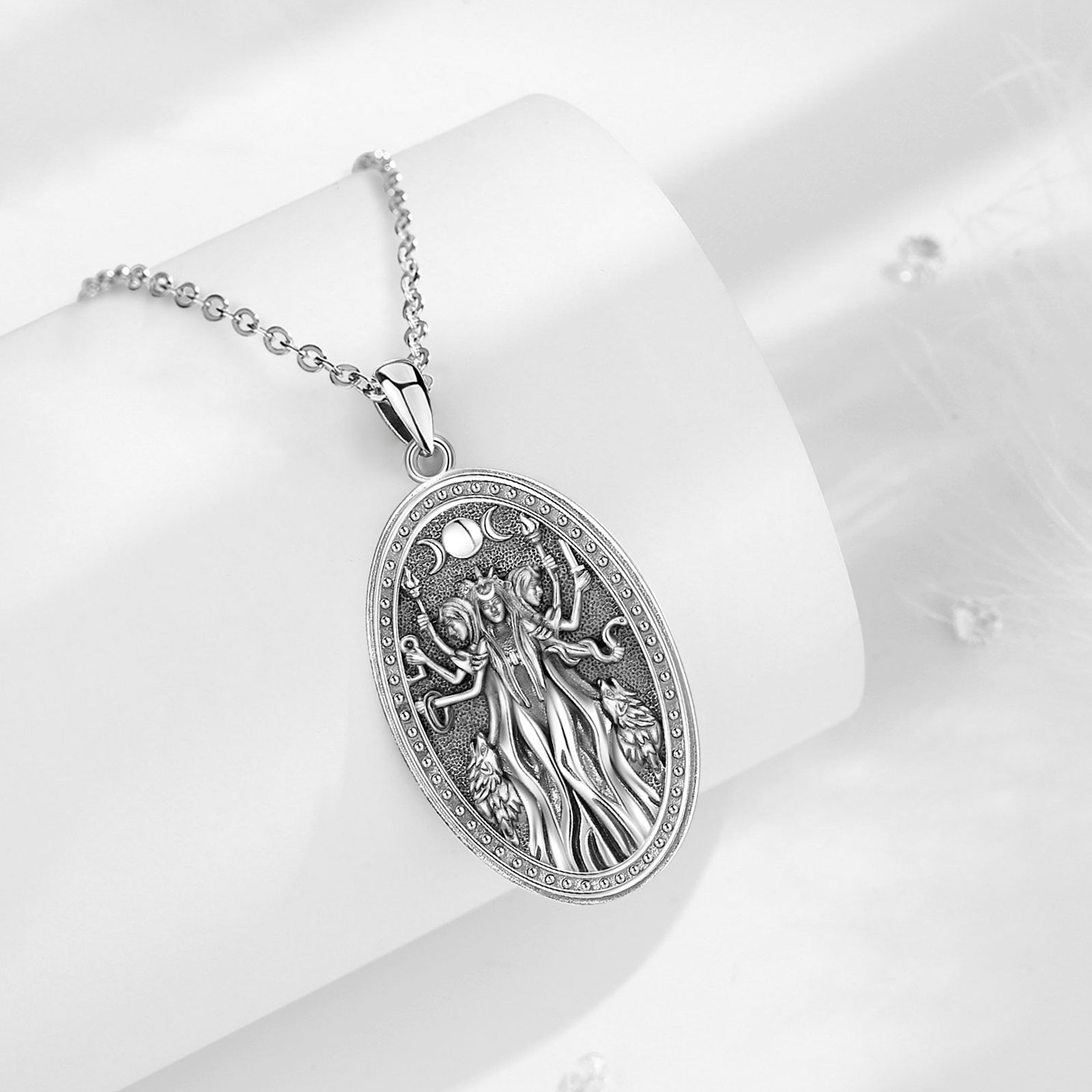 Eudora 925 Sterling Silver Tri - đánh giá và giá Mens Dog Tag Necklace
