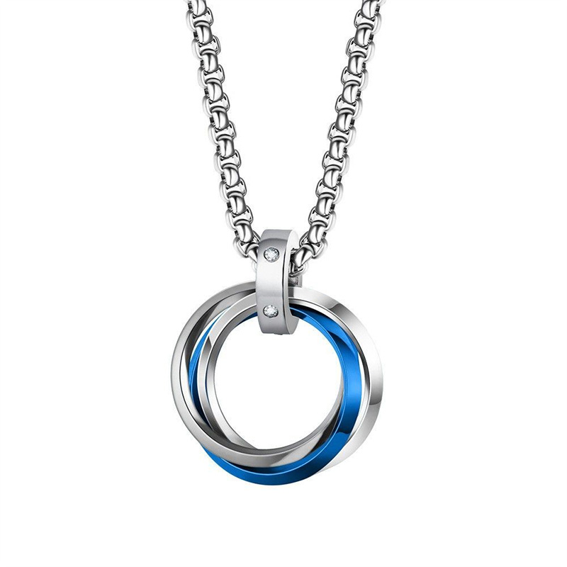 1Pcs Necklace For Men Hip-hop  - đánh giá và giá Mens Dog Tag Necklace