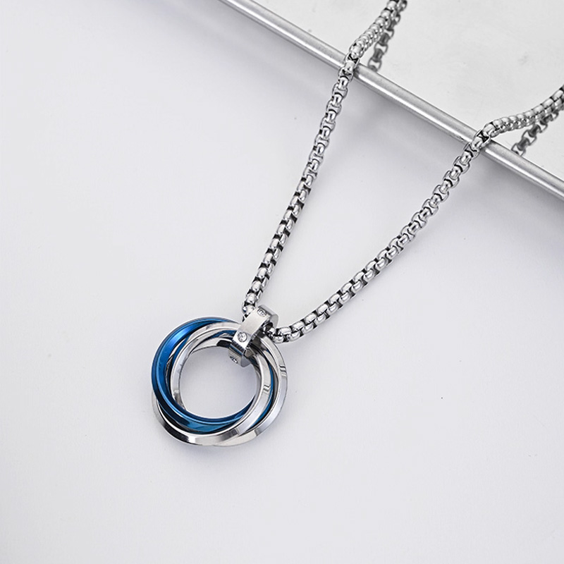 1Pcs Necklace For Men Hip-hop  - đánh giá và giá Mens Dog Tag Necklace