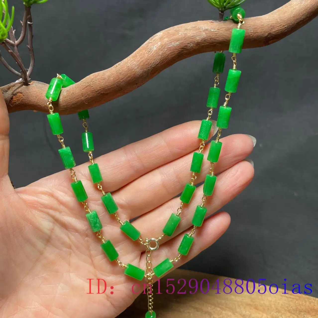 Xanh Ngọc Đính Hạt Vòng Cổ Vin - đánh giá và giá Jewelry & Watches Bench