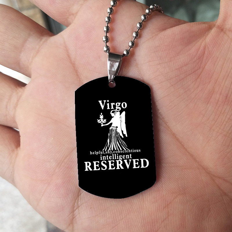 Suteyi Cung Hoàng Đạo Vòng Đeo - đánh giá và giá Mens Dog Tag Necklace