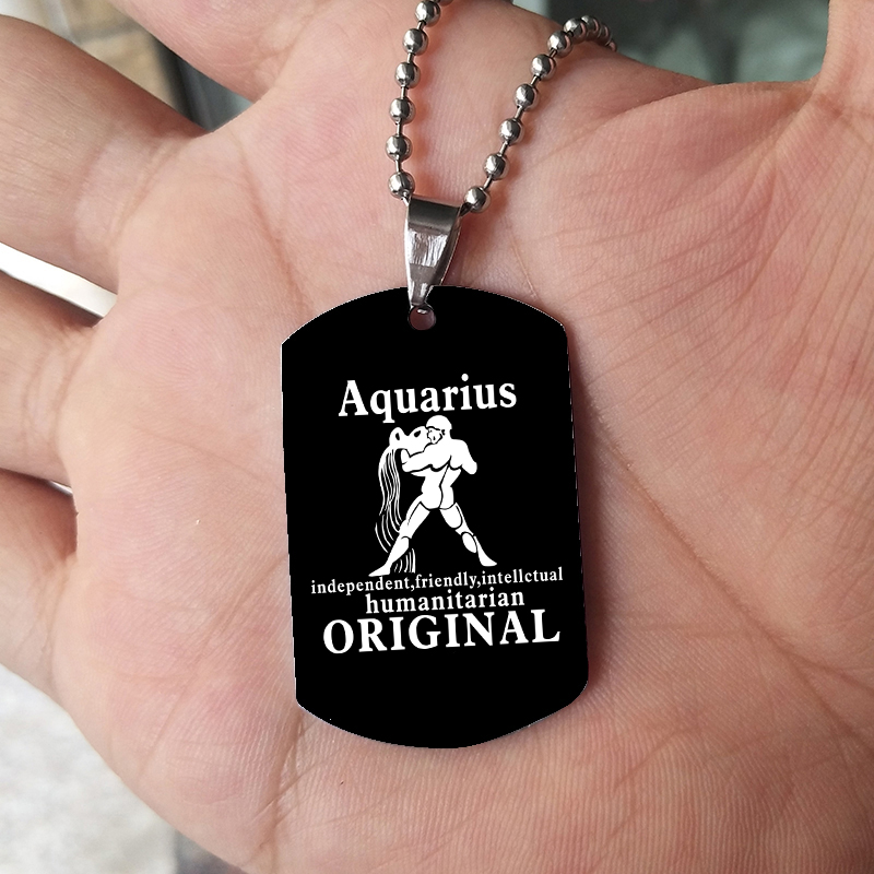 Suteyi Cung Hoàng Đạo Vòng Đeo - đánh giá và giá Mens Dog Tag Necklace