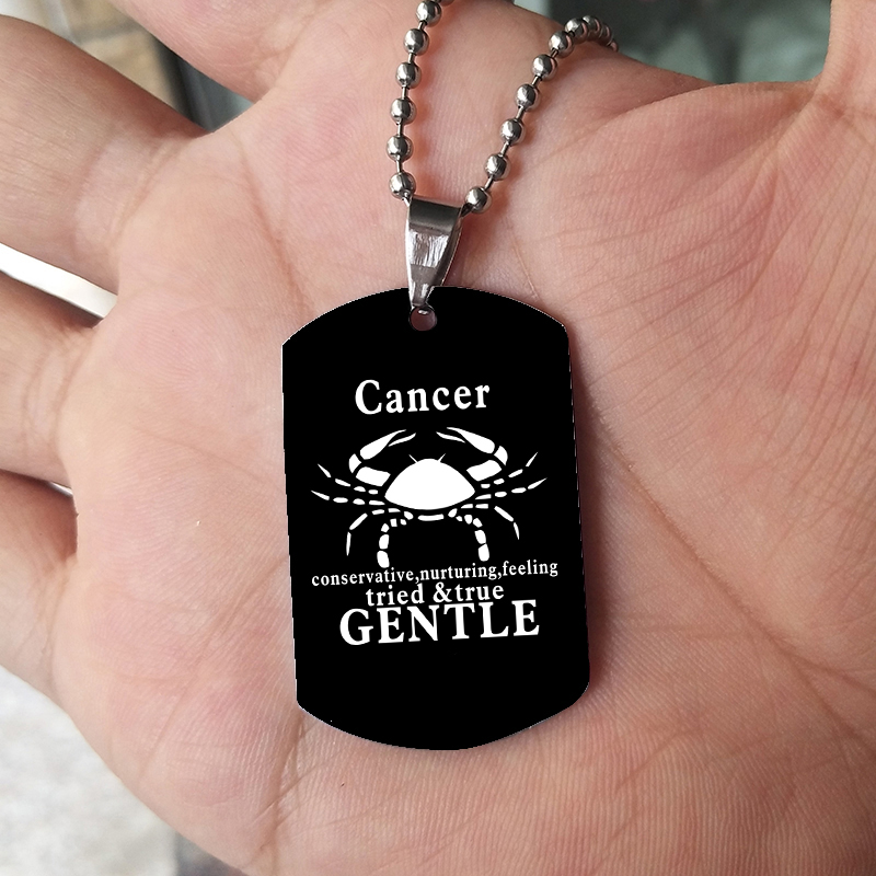 Suteyi Cung Hoàng Đạo Vòng Đeo - đánh giá và giá Mens Dog Tag Necklace