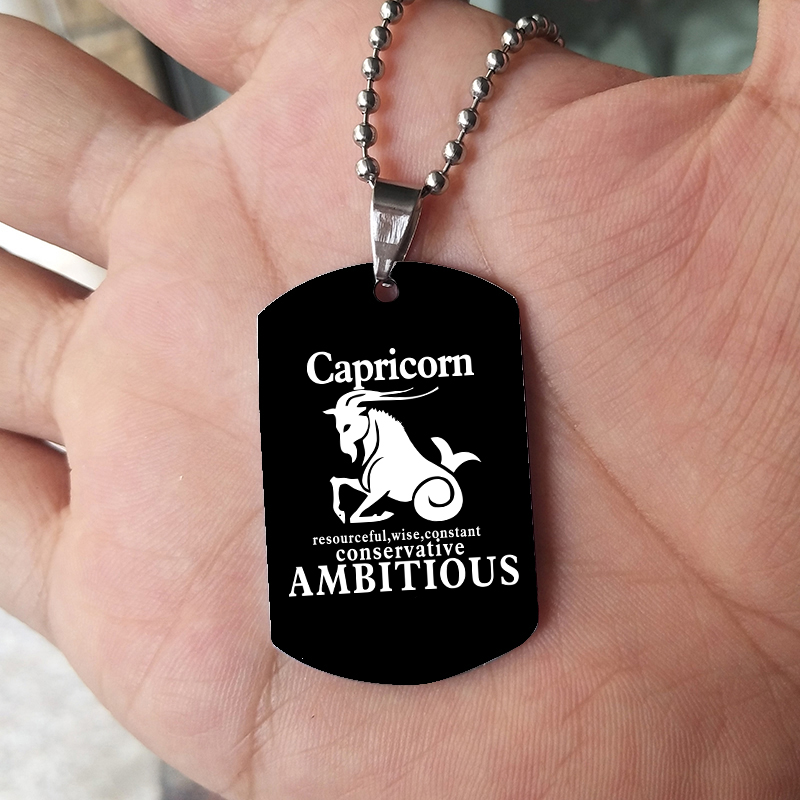 Suteyi Cung Hoàng Đạo Vòng Đeo - đánh giá và giá Mens Dog Tag Necklace