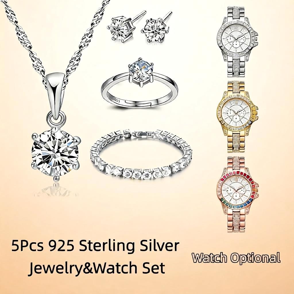 Exquisite 925 Sterling Silver  - đánh giá và giá Best Jewelry Watches Women