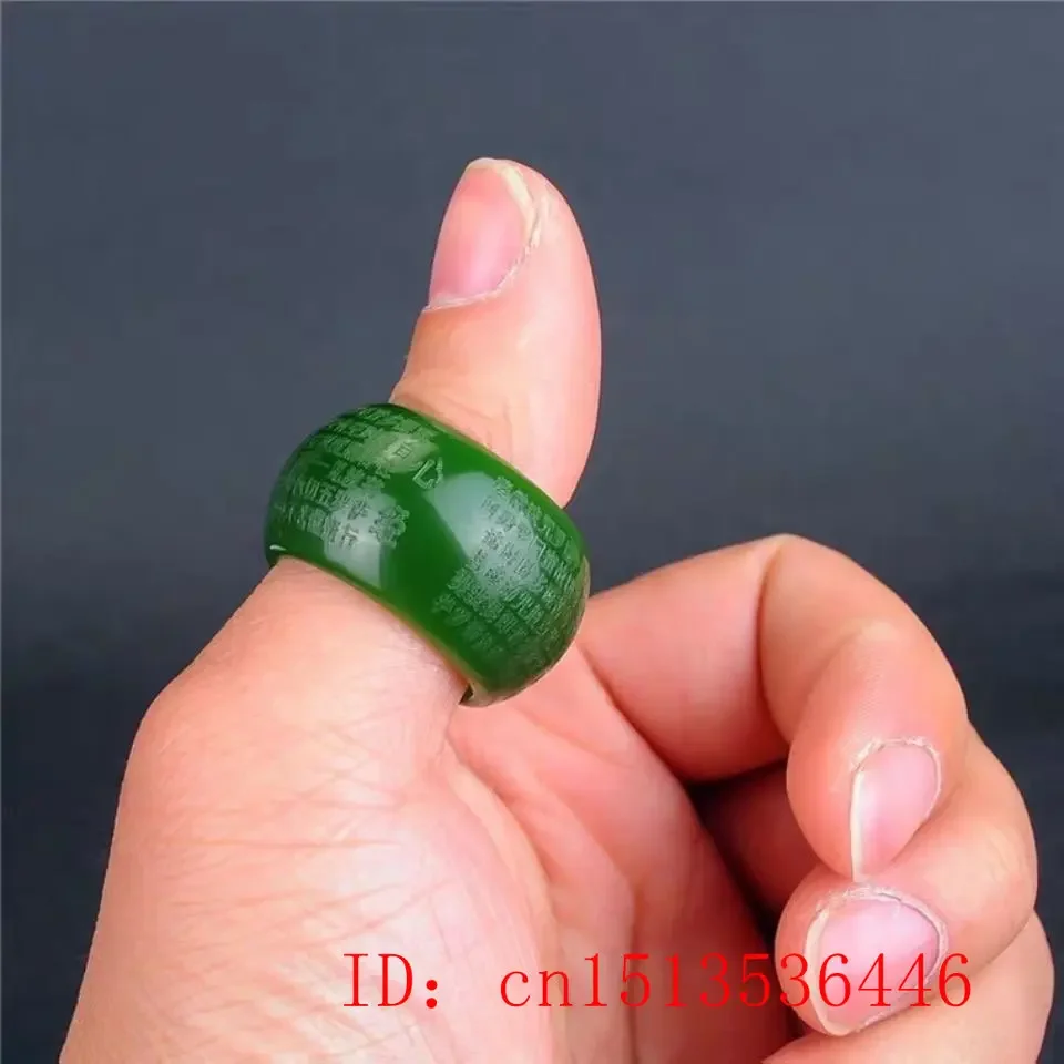 Natural Green Jade 22mm Ring H - đánh giá và giá Jewelry & Watches Bench
