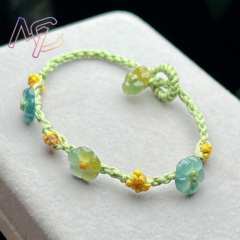 Myanmar Jadeite Flower Bracele - đánh giá và giá Jewelry & Watches Bench