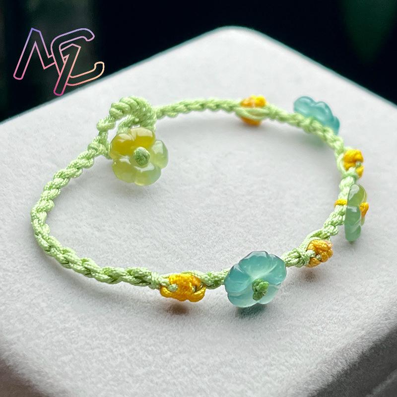 Myanmar Jadeite Flower Bracele - đánh giá và giá Jewelry & Watches Bench