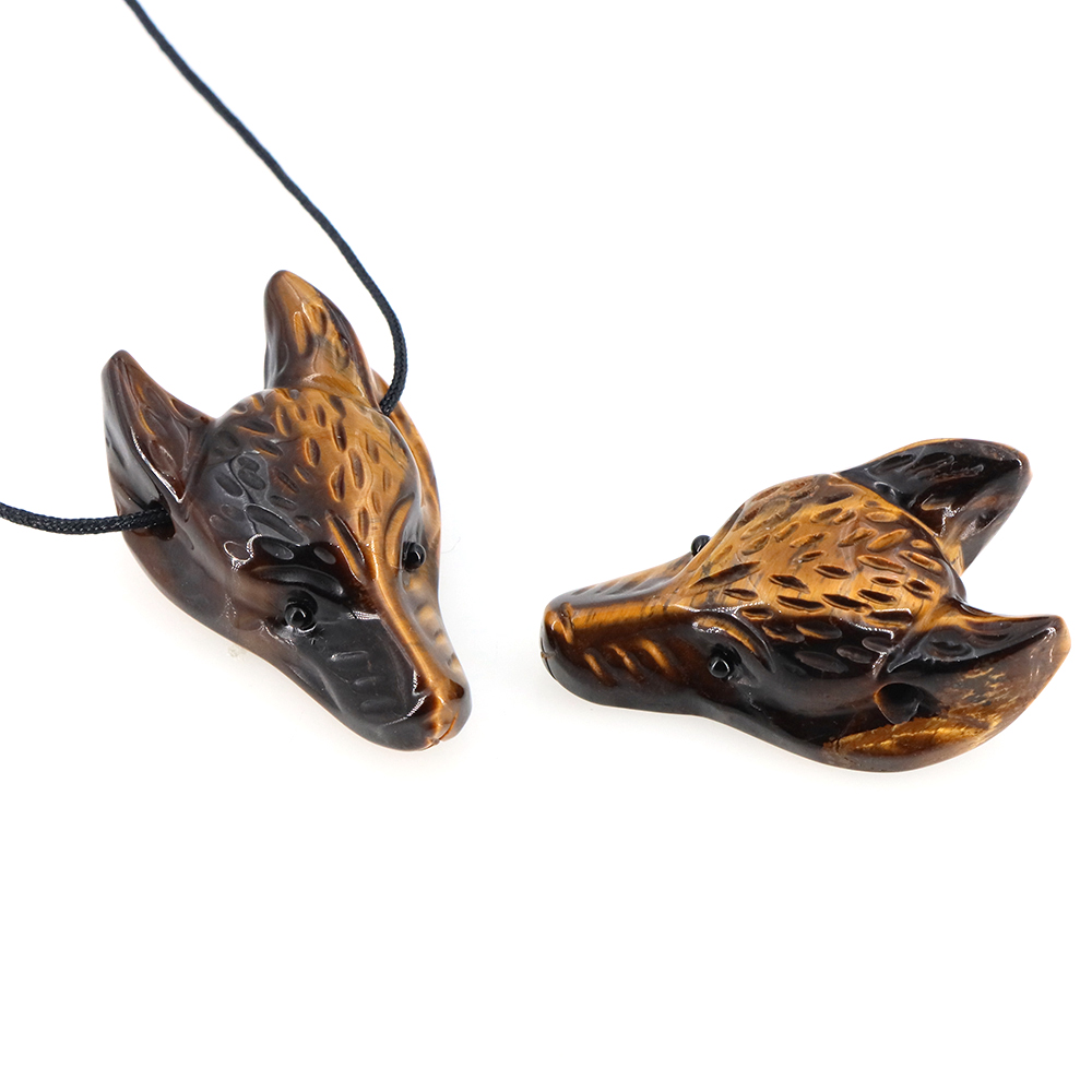 40mm Wolf Head Stone Pendant N - đánh giá và giá Wolf Jewelry & Watches Tampa