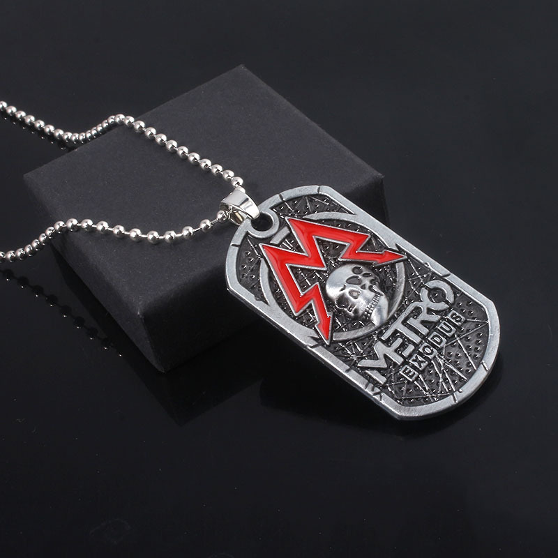 Game Metro Exodus 2033 Keychai - đánh giá và giá Mens Dog Tag Necklace