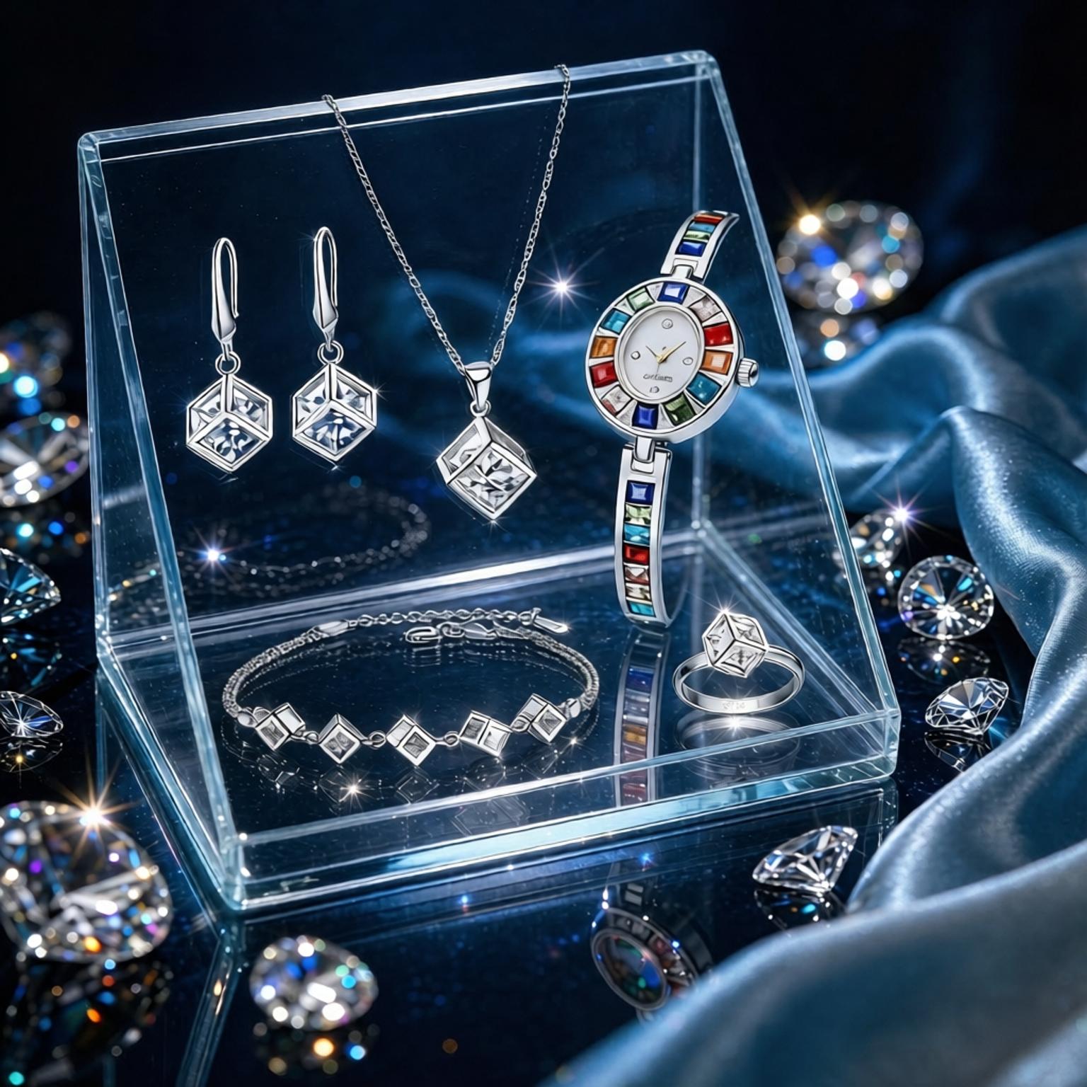 Luxury 925 Sterling Silver Geo - đánh giá và giá Best Jewelry Watches Women