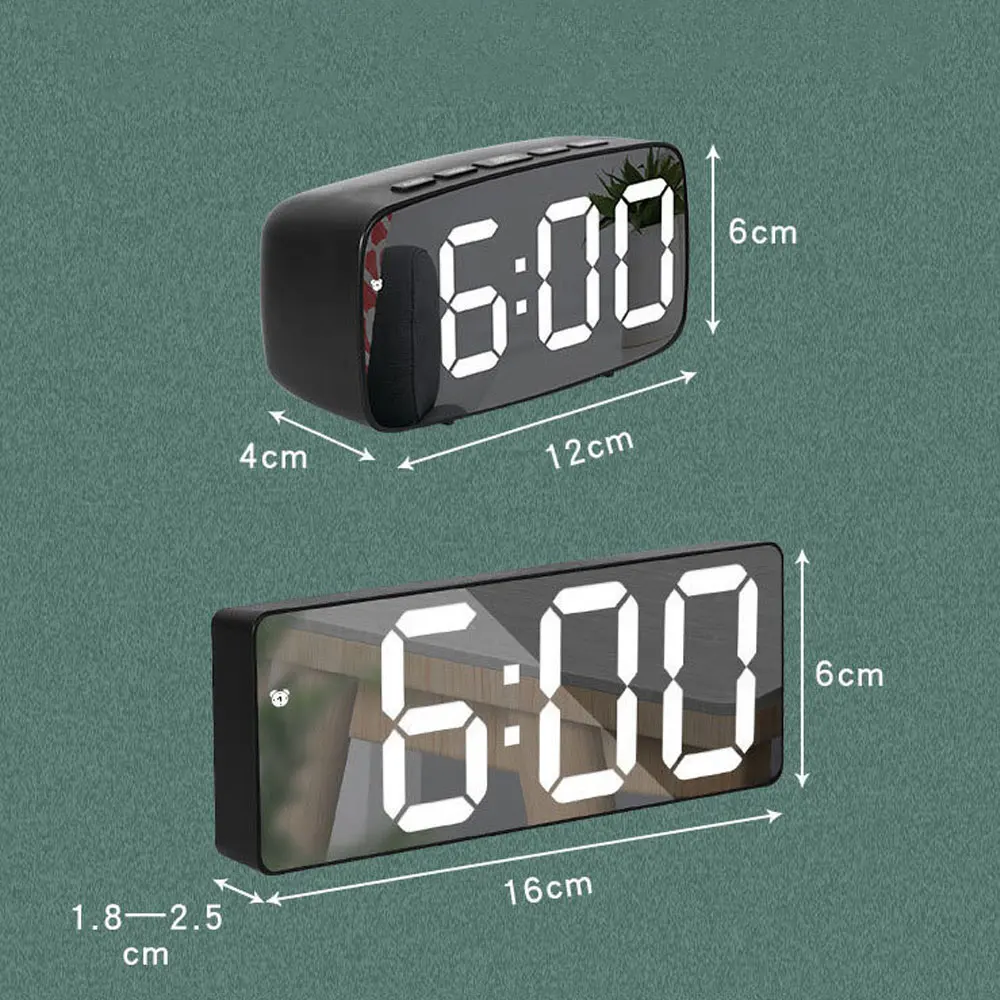 Acrylic Mirror Alarm Clock Ele - đánh giá và giá Moments Watches & Jewelry Burlington