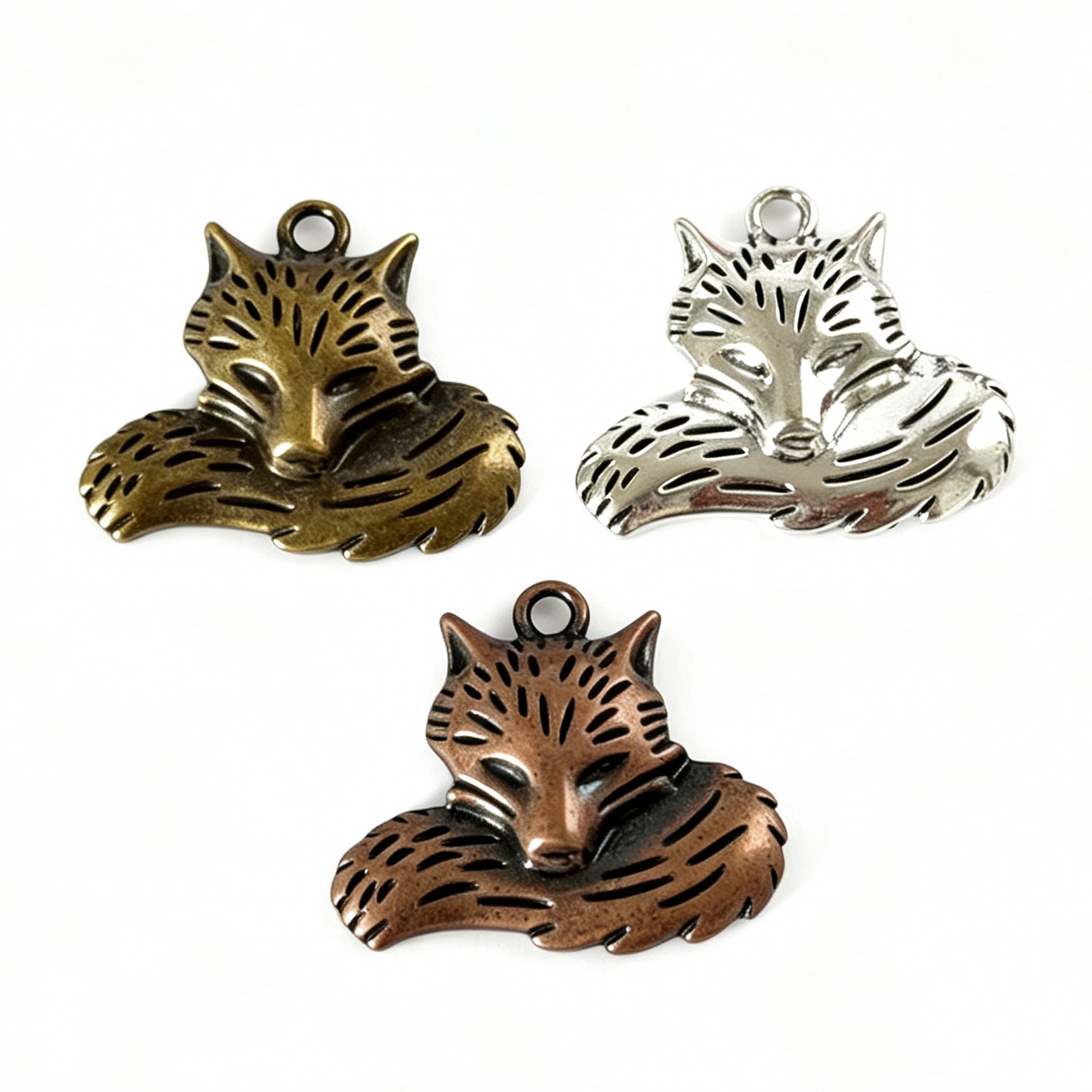 5Pcs 24×28mm Copper Alloy Char - đánh giá và giá Wolf Jewelry & Watches Tampa