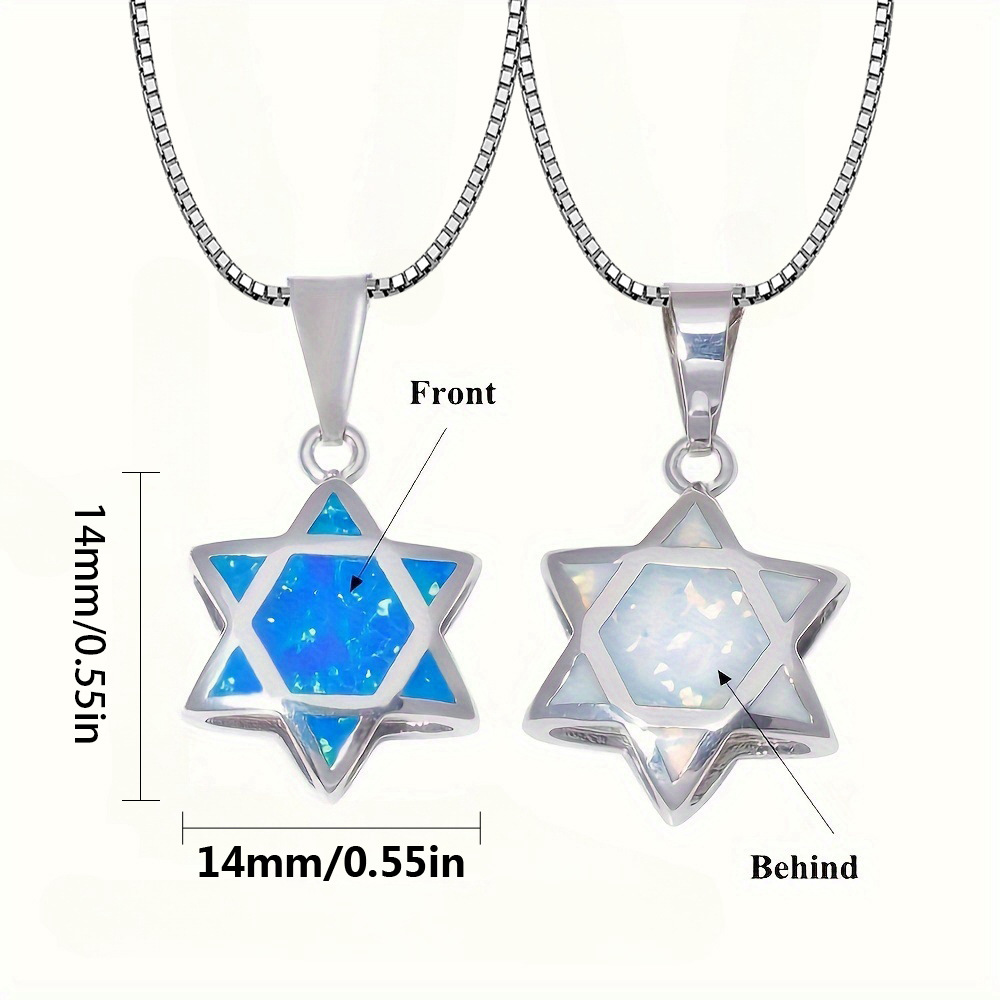 Star of David Opal Pendant Nec - đánh giá và giá Jewelry & Watches Bench