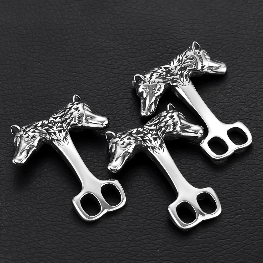 2 Miếng Thép Không Gỉ Sói Móc  - đánh giá và giá Wolf Jewelry & Watches Tampa