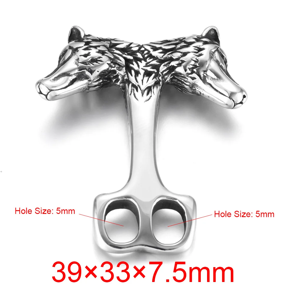 2 Miếng Thép Không Gỉ Sói Móc  - đánh giá và giá Wolf Jewelry & Watches Tampa