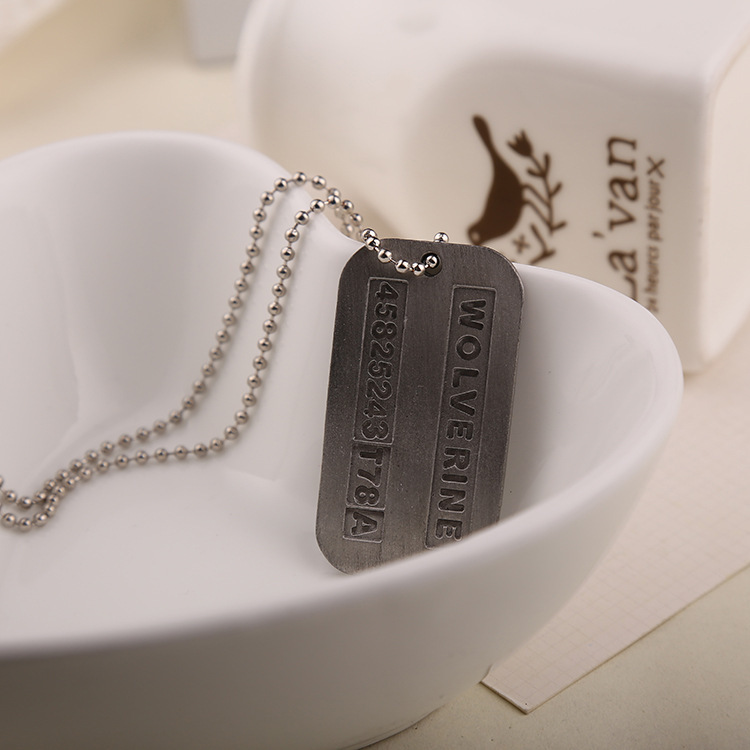 X Áo Vòng Cổ Logan Hugh Jackma - đánh giá và giá Mens Dog Tag Necklace