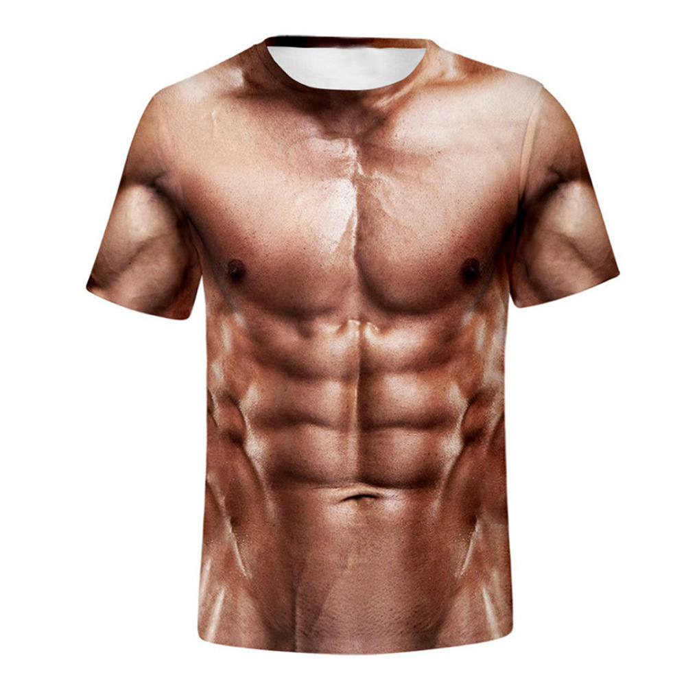 Men Funny Fake Muscle Abs 3D A - đánh giá và giá Mens Dog Tag Necklace