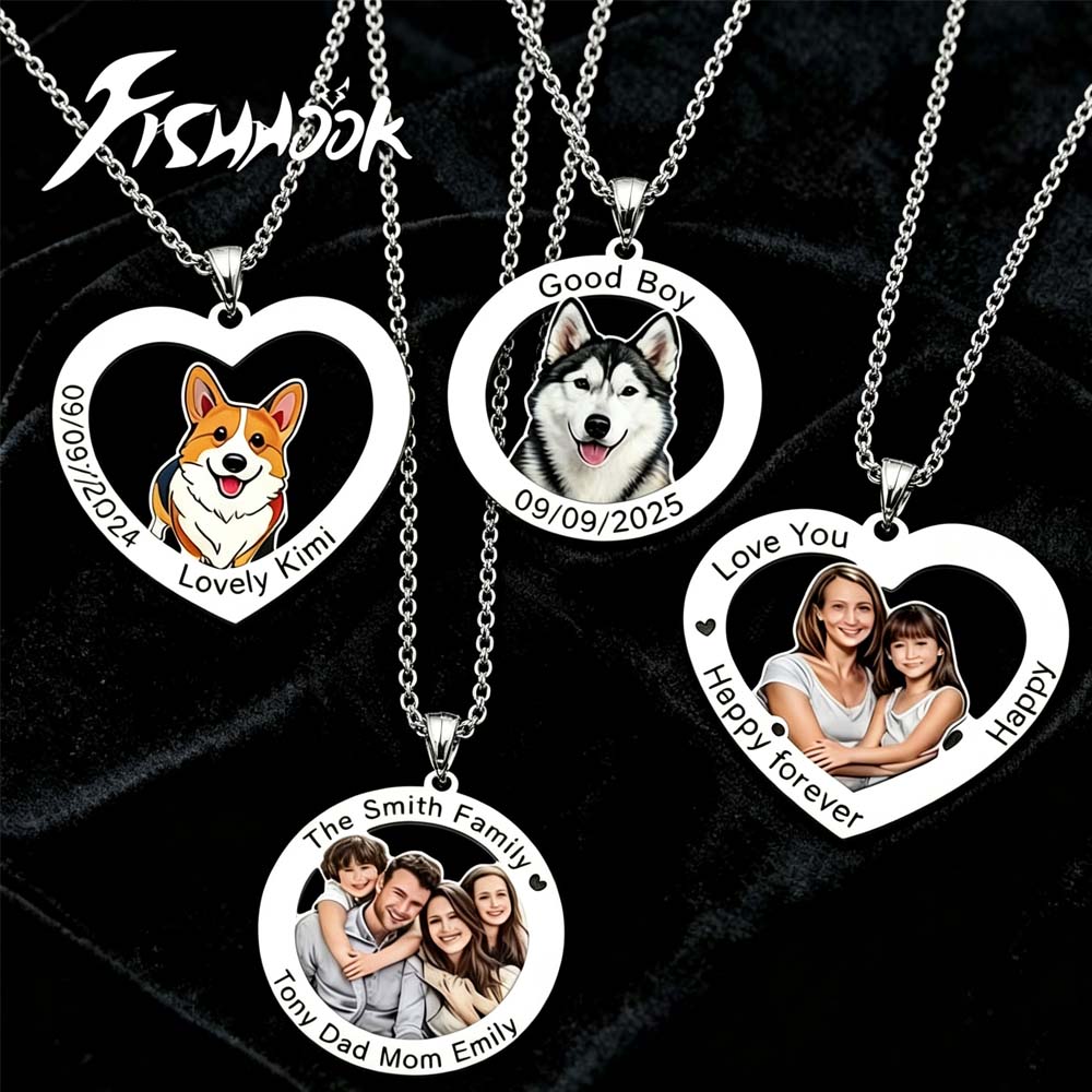 Print Photo Necklace Personali - đánh giá và giá Mens Dog Tag Necklace